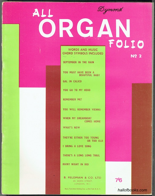 Image for All Organ Folio No. 2: Words And Music Chord Symbols Included