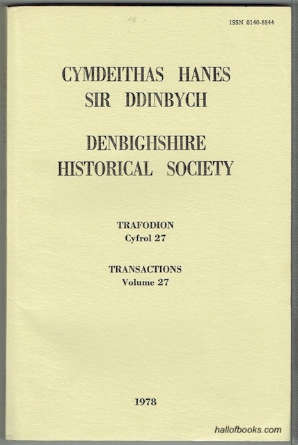 Image for Cymdeithas Hanes Sir Ddinbych - Denbighshire Historical Society: Trafodion Cyfrol 27 - Transactions Volume 27 - 1978