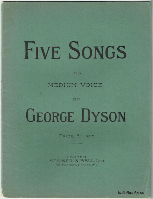 Image for Five Songs For Medium Voice