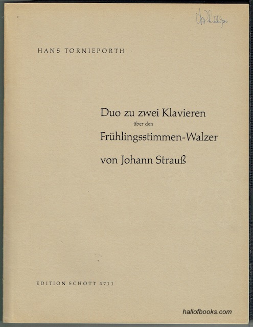 Image for Duo zu zwei Klavieren uber den Fruhlingsstimmen-Walzer von Johann Strauss
