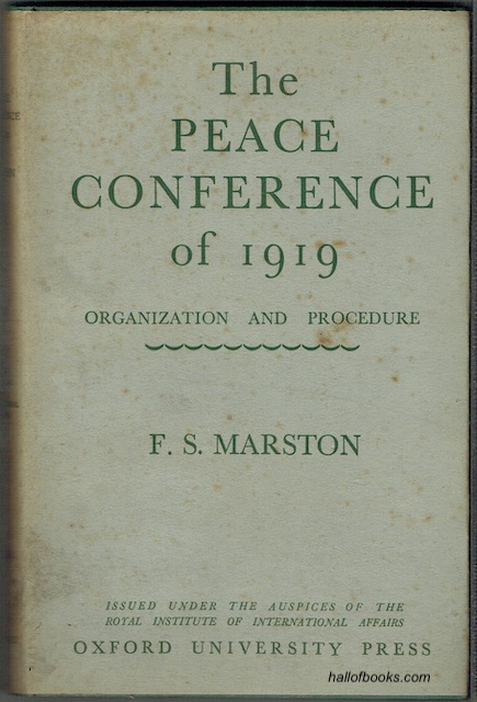 Image for The Peace Conference Of 1919: Organisation And Procedure