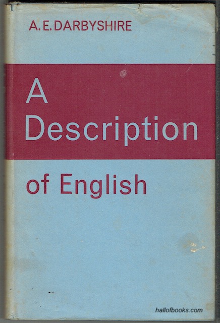 Image for A Description Of English