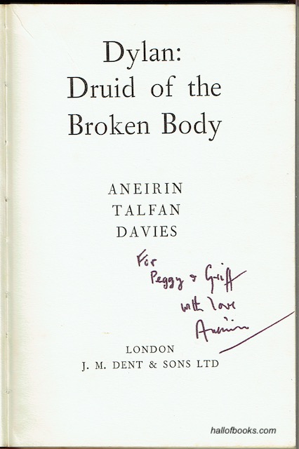 Image for Dylan: Druid Of The Broken Body (signed)