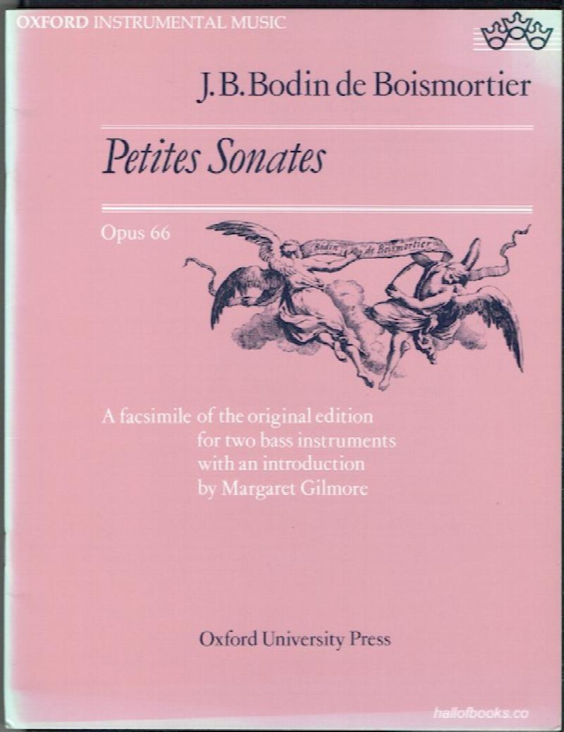 Image for Petites Sonatas Opus 66: A Facsimile of the original edition for two bass instruments with an introduction by Margaret Gilmore