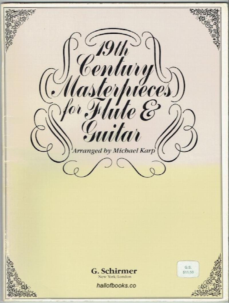 Image for 19th Century Masterpieces For Flute and Guitar