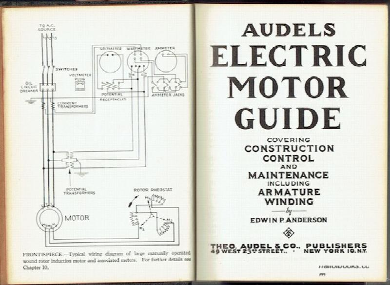 Image for Audels Electric Motor Guide Covering Construction, Control And Maintenance, Including Armature Winding
