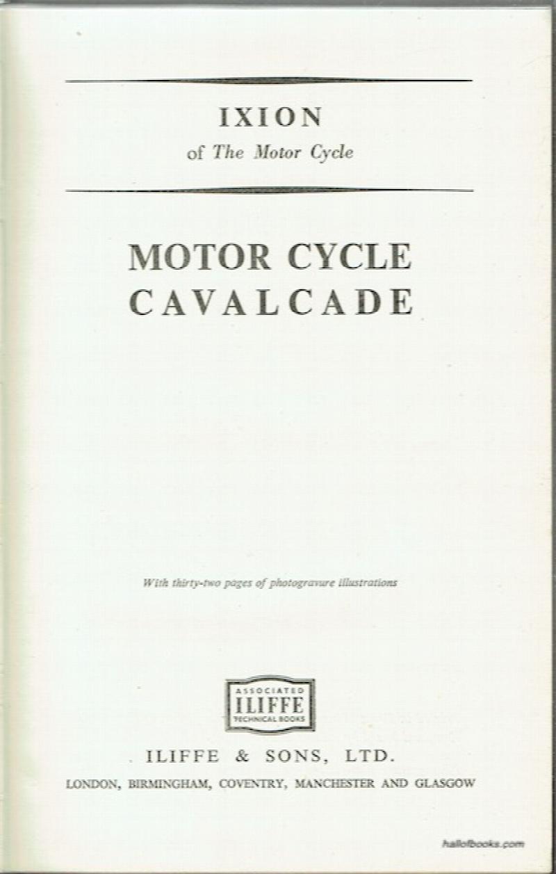 Image for Motor Cycle Cavalcade