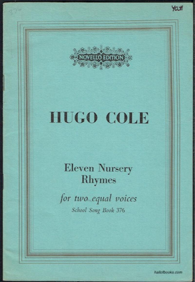 Image for Eleven Nursery Rhymes For Two Equal Voices (School Song Book 376)