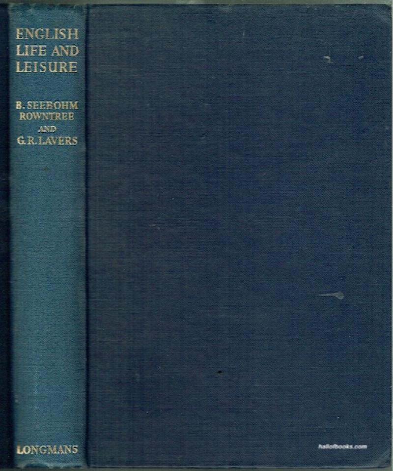 Image for English Life And Leisure: A Social Study