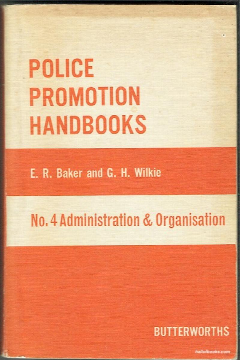 Image for Police Promotion Handbooks No. 4: Administration And Organisation