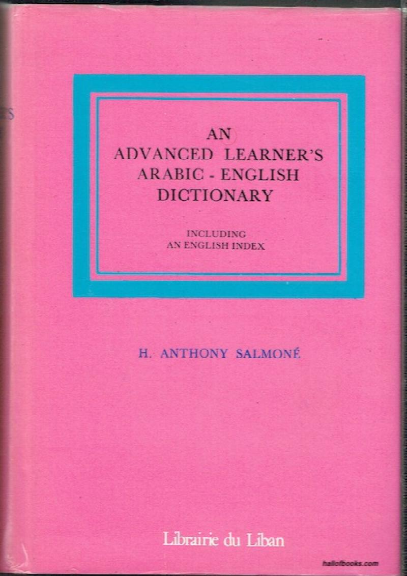 Image for An Advanced Learner's Arabic-English Dictionary: Including An English Index