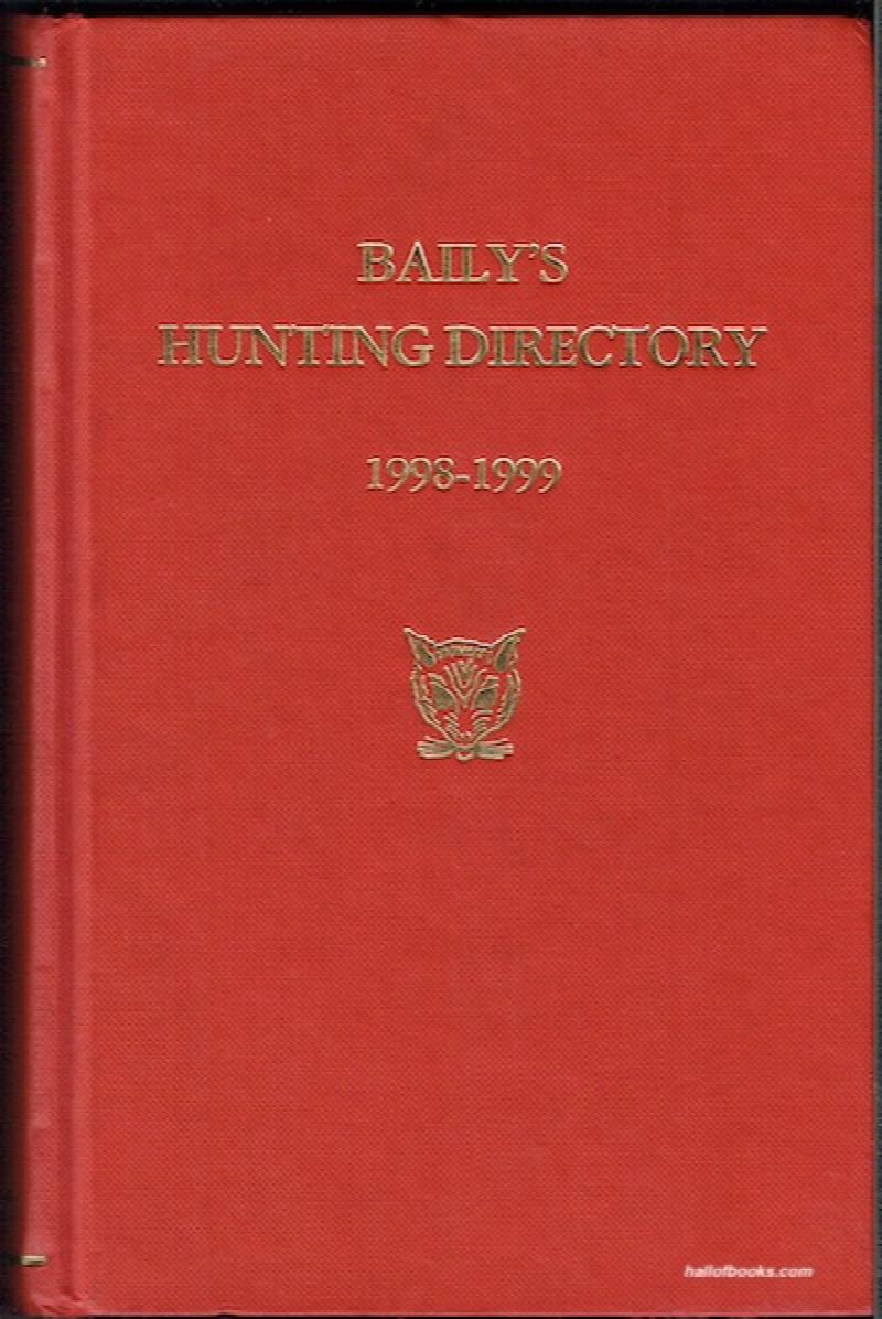 Image for Bailey's Hunting Directory 1998-99