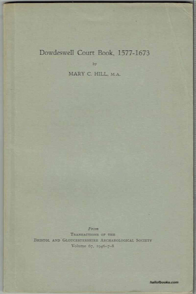 Image for Dowdeswell Court Book, 1577-1673