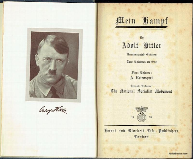 Image for Mein Kampf: Unexpurgated Edition, Two Volumes In One