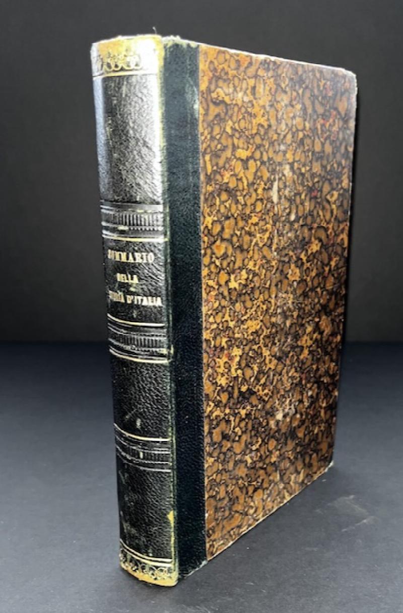 Image for Della Storia D'Italia Dalle Origini Fino Al Nostri Tempo Anno 1848: Sommario Di Cesare Balbo. Edizione Quinta Fatta Sula Prima Compiuta Copiosamente Corretta Ed Ampiata