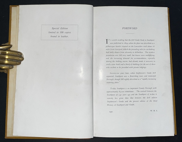 Brief History Of Southport And District (Incorporating Stephenson's Guide)