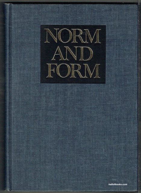 Norm And Form: Studies In The Art Of The Renaissance