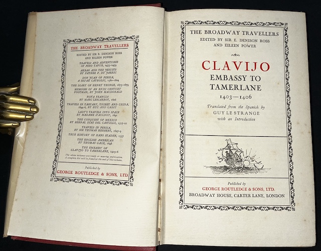 Embassy To Tamerlane 1403-1406