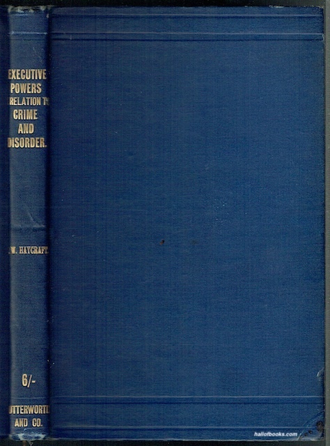 Executive Powers In Relation To Crime and Disorder Or Powers Of Police In England.