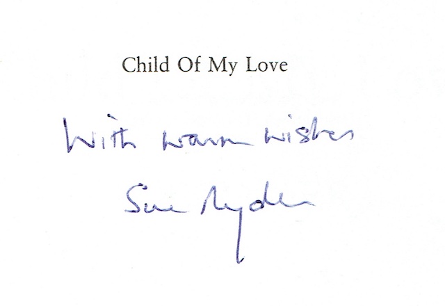 Child Of My Love: An Autobiography (signed)