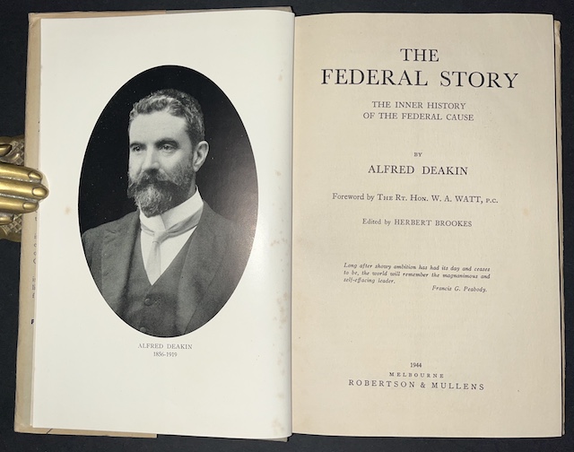 The Federal Story: The Inner History Of The Federal Cause
