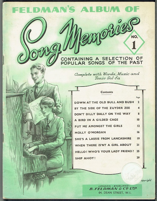 Feldman's Album Of Song Memories No.1: Containing A Selection Of Popular Songs Of The Past