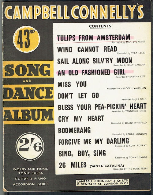 Campbell Connelly's 43rd Song And Dance Album