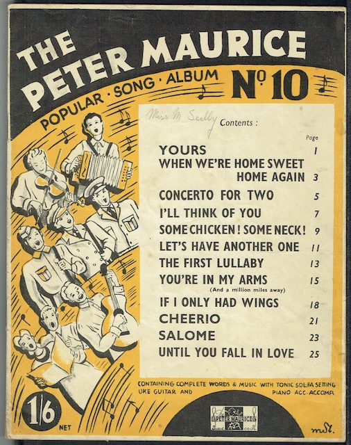 Peter Maurice Song And Dance Album No.10