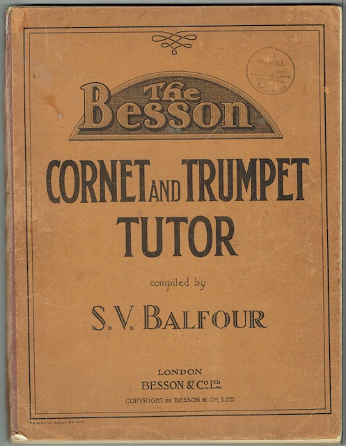 The Besson Cornet And Trumpet Tutor
